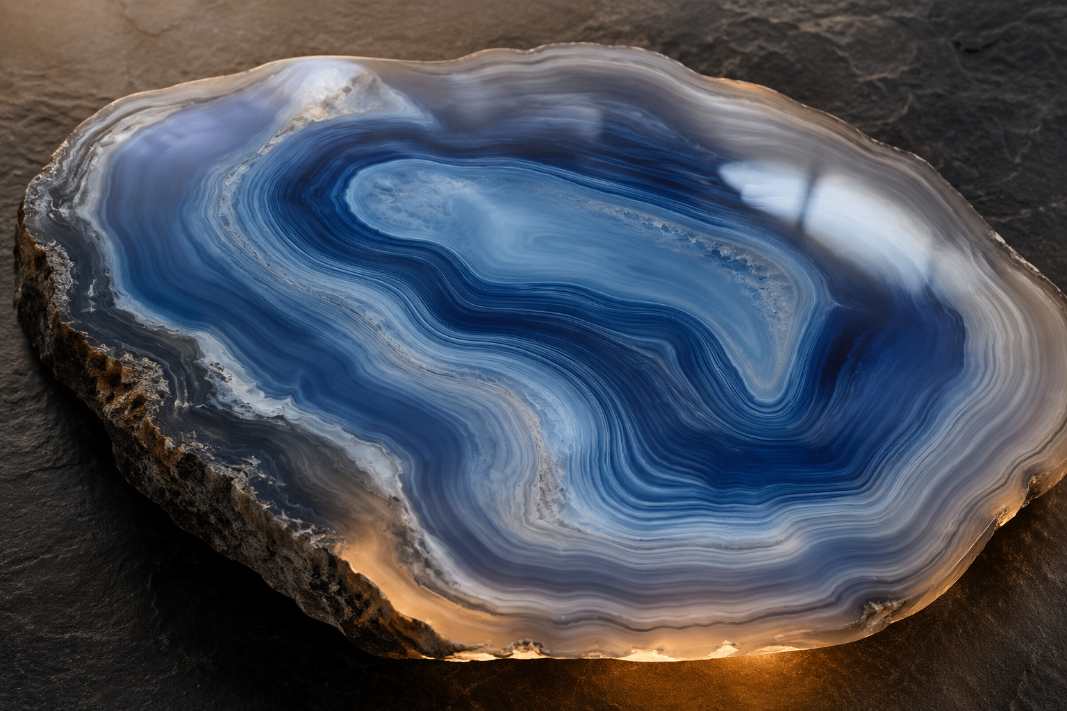 Blue Agate stone