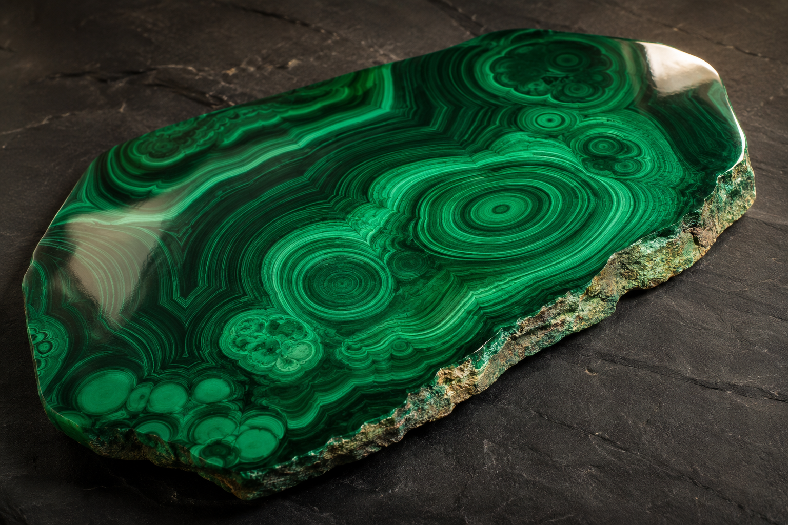 Malachite stone